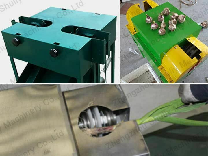 Garlic Root Stem Cutting Machine 3 Garlic root stem cutting machine details