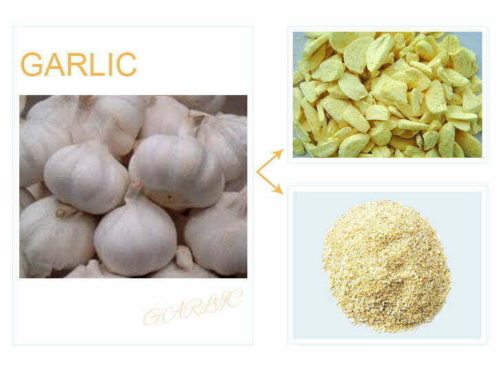 Freeze-dried garlic