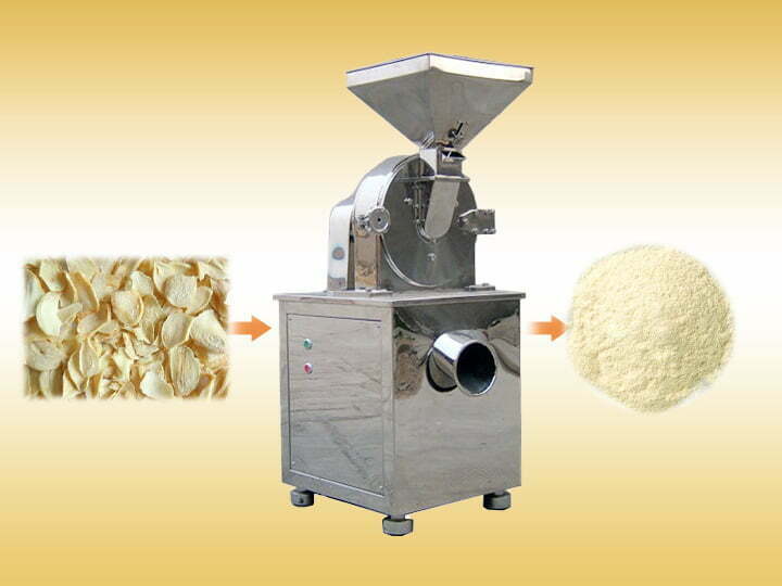 Garlic powder grinding machine