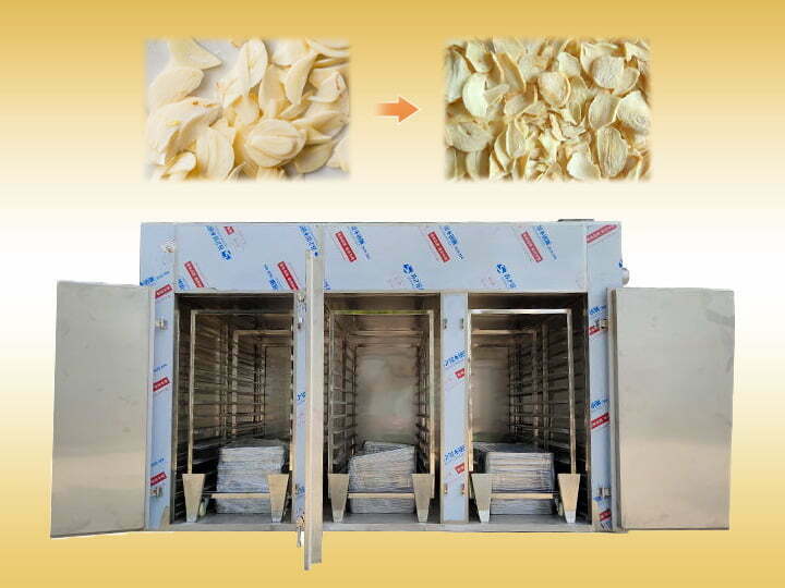 Garlic Powder Production Line 7 Garlic slice dehydrator machine