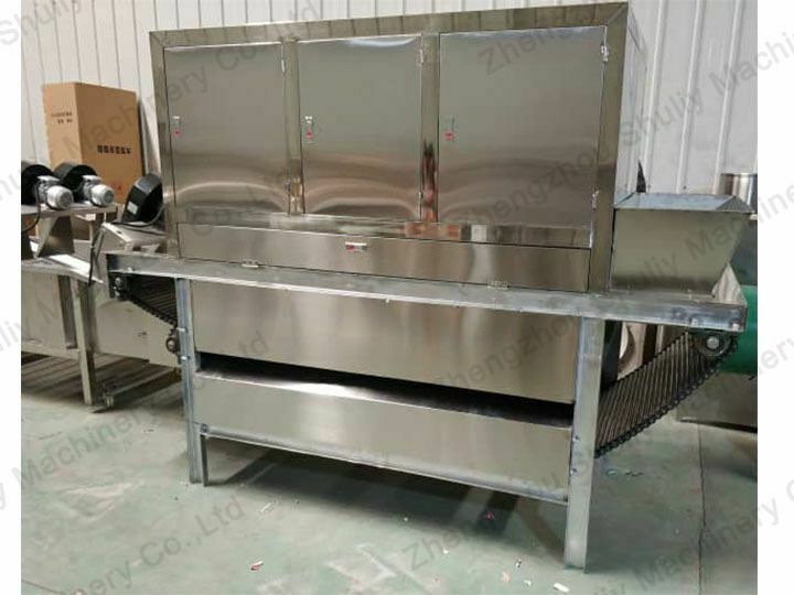 Commercial Onion And Garlic Peeling Machine At Factory Price 6 Chain type onion peeling machine