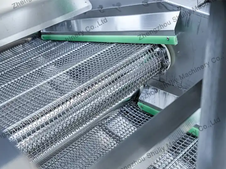 Garlic air drying machine 2 Feeding Conveyor
