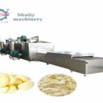 continuous garlic dehydrator machine