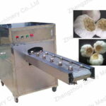 garlic root concave cutting machine