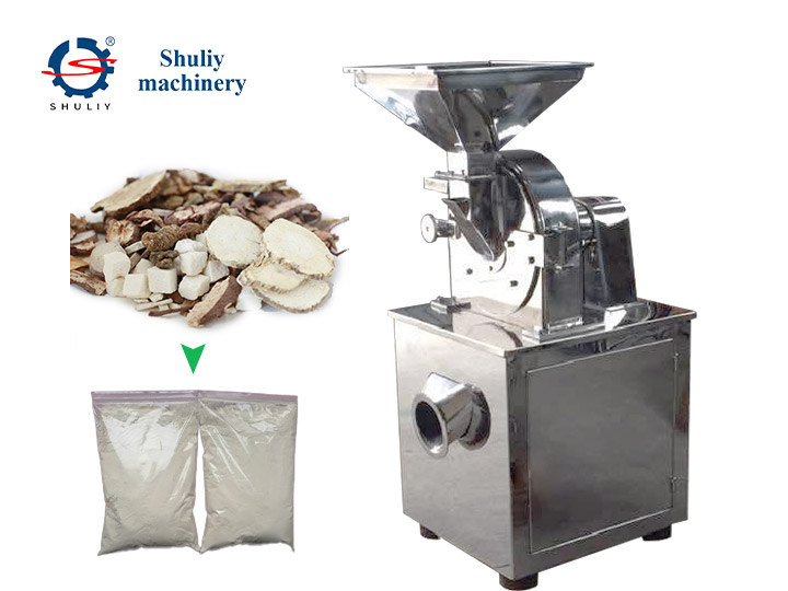 Garlic powder grinding machine