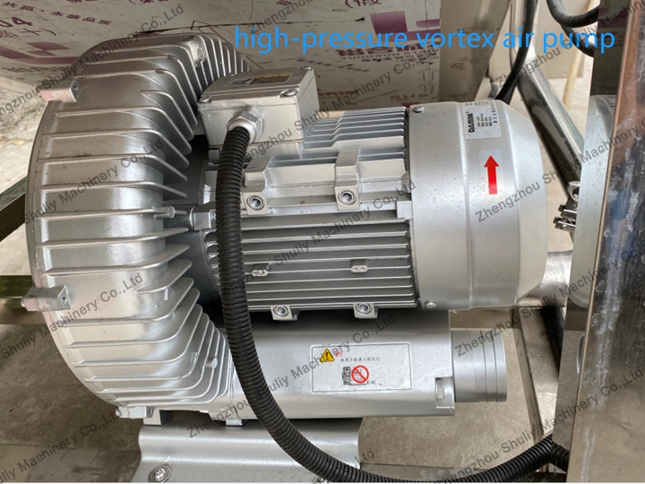 What is the working principle of SL-800 garlic cleaning machine? 3 Air pump