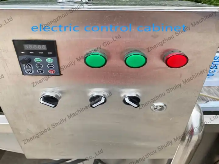 What is the working principle of SL-800 garlic cleaning machine? 7 Electronic control box