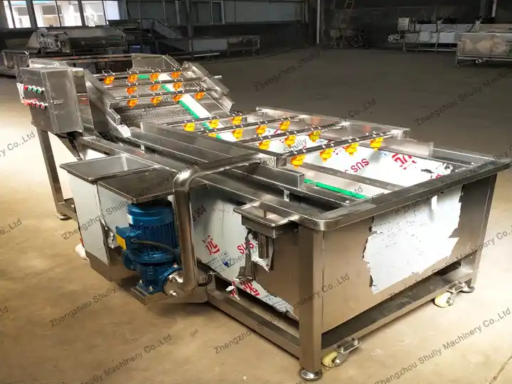 What is the working principle of SL-800 garlic cleaning machine? 1 Garlic cleaning machine