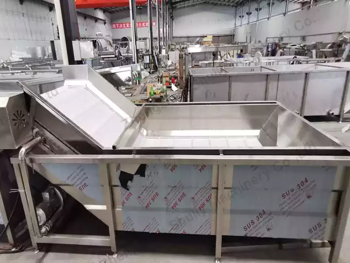 Garlic cleaning machine 3 Without high pressure spray
