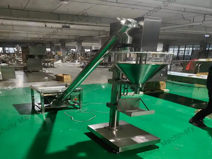 Garlic Powder Packing Machine with Feeder
