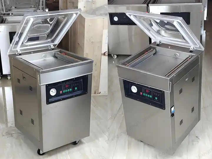 Vakuumverpackungsmaschine für Knoblauchzehen 9 Ein-Kammer-Knoblauch-Vakuumverpackungsmaschine